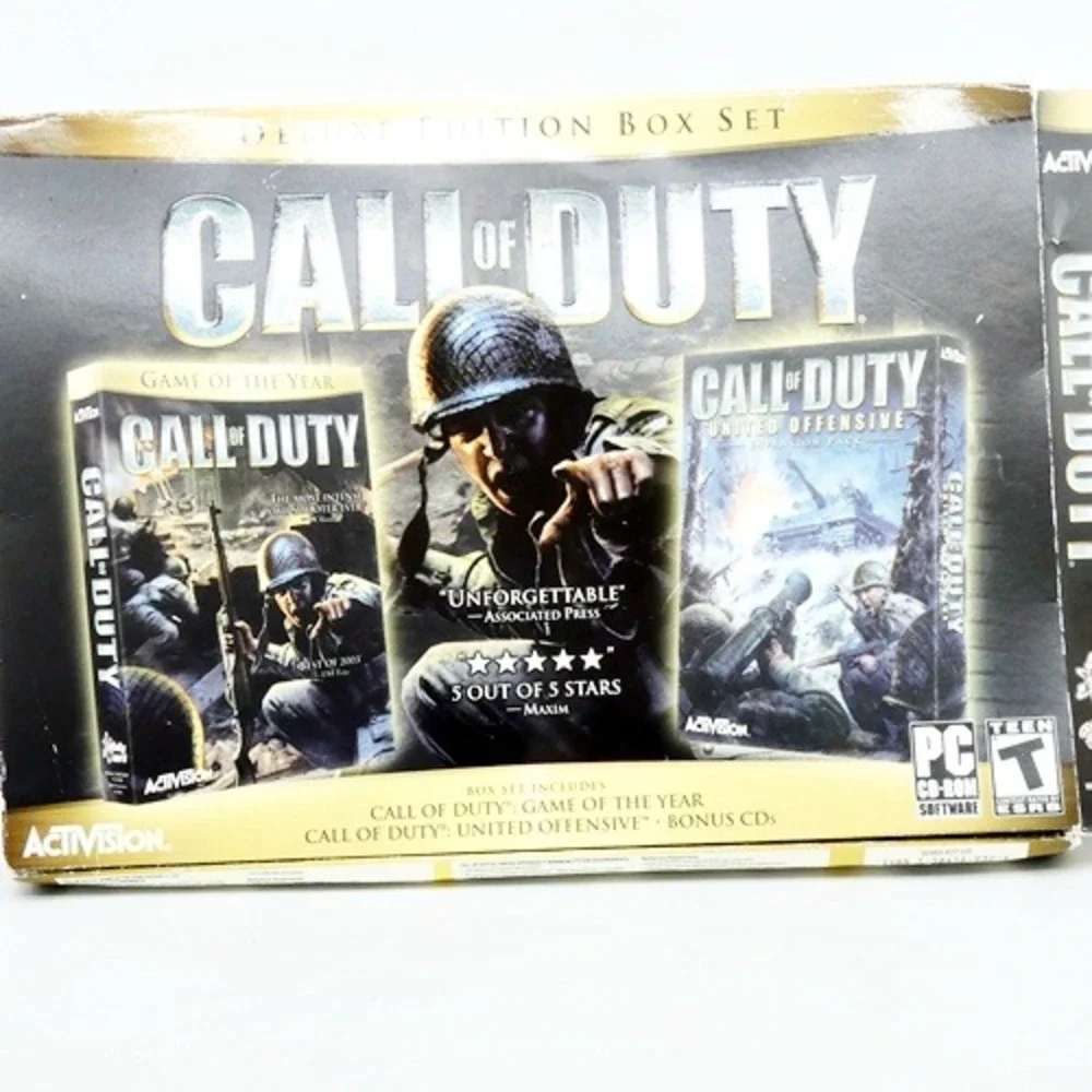 Call of Duty & United Offensive Deluxe Edition Box Set PC READ